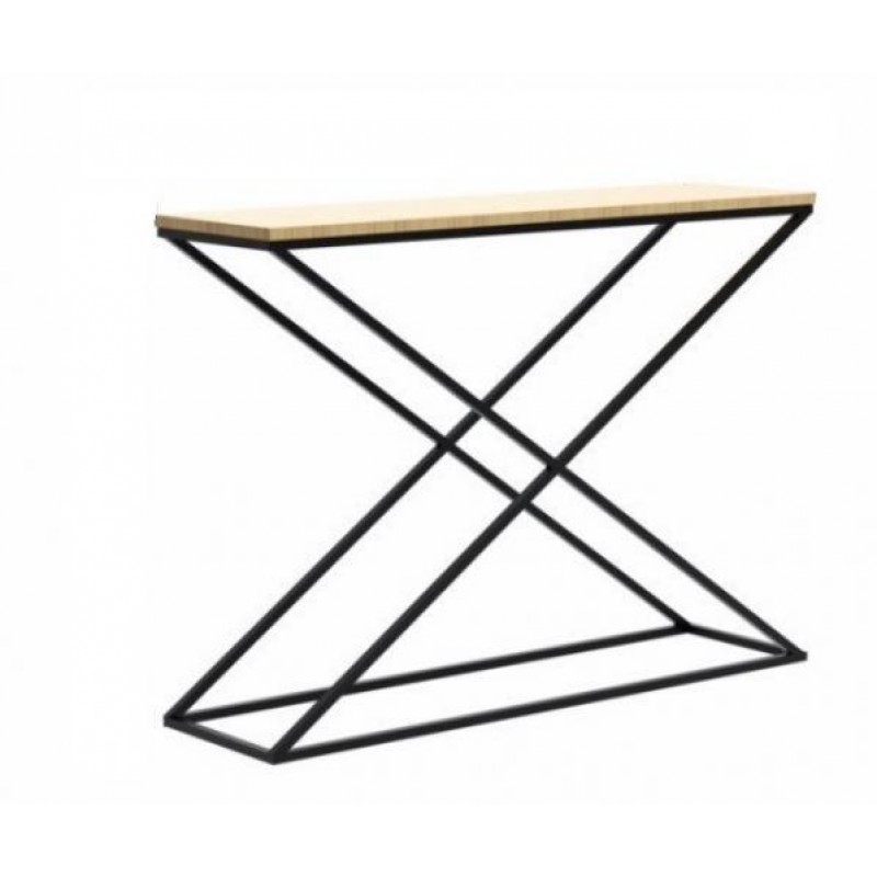 Консоль для дому в стилі Loft NS-396 810x1100x300 мм Черный