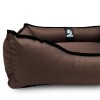 Лежак ліжко для собак та котів EGO Bosyak Waterproof S 65x55 Коричневий (спальне місце для собак та котів)