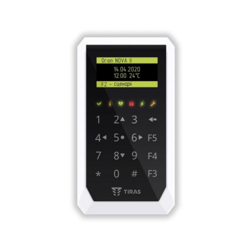 Сенсорна клавіатура K-PAD OLED для керування охоронною системою Orion NOVA II
