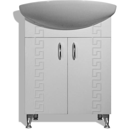 Тумба The MIX у ванну Themix-Греція 50 см з керамічним умивальником Тумба The MIX у ванну Themix-Греція 50 см з керамічним умивальником