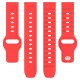 Ремінець силіконовий для годинника універсальний BeWatch 22 мм Помаранчевий