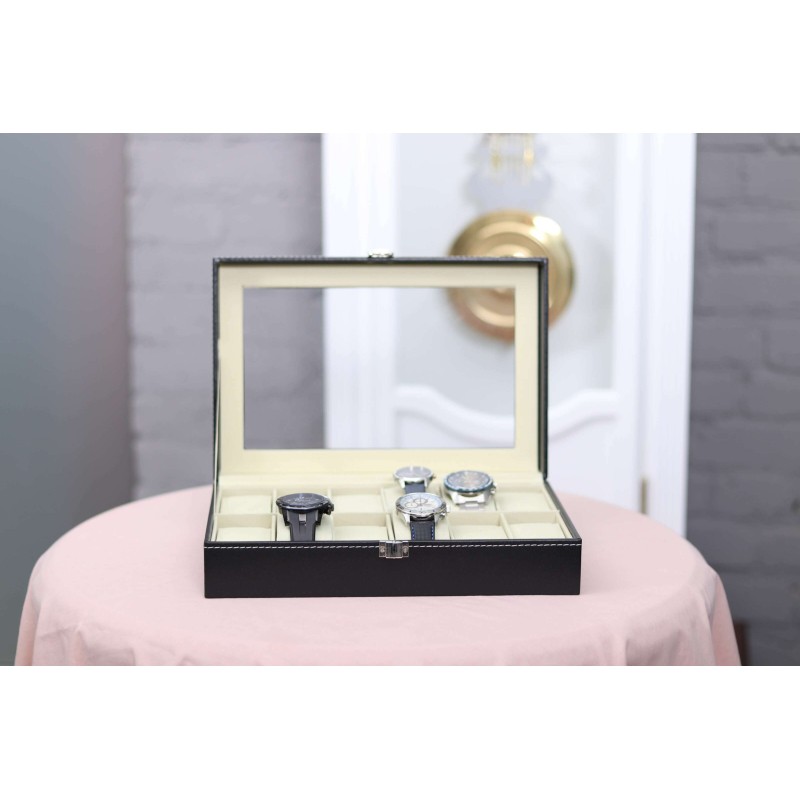 Скринька для зберігання годинників Craft Чорний 12PU