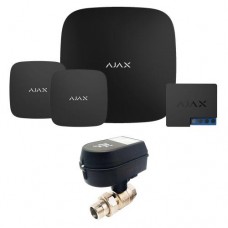 Комплект сигналізації Ajax + кран з електроприводом Honeywell 220 One