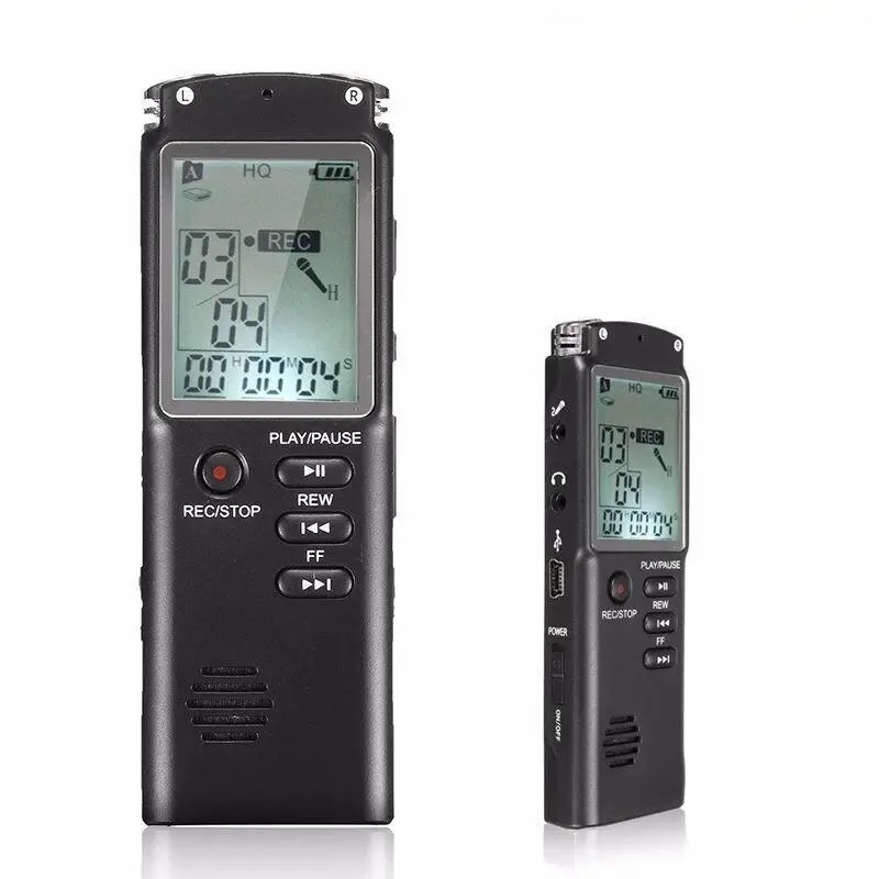 Диктофон цифровий з великим екраном Savetek GS-T60, пам'ять 32 Гб, стерео, акумуляторний