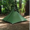 Намет одномісний з гострою верхівкою Naturehike NH17T030-L 210x210x135 см Темно-зелений (2328781338)