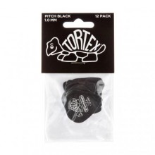 Медіатори Dunlop 488P1.0 Tortex Pitch Black Standart Guitar Pick 1.0 mm (12 шт.)