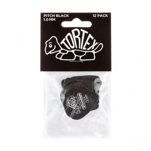 Медіатори Dunlop 488P1.0 Tortex Pitch Black Standart Guitar Pick 1.0 mm (12 шт.) Медіатори Dunlop 488P1.0 Tortex Pitch Black Standart Guitar Pick 1.0 mm (12 шт.)