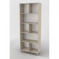 Стелаж Тиса Мебель ШС-801 Дуб сонома 205x35x80 см Стелаж Тиса Мебель ШС-801 Дуб сонома 205x35x80 см