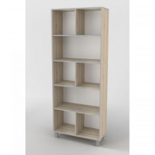 Стелаж Тиса Мебель ШС-801 Дуб сонома 205x35x80 см