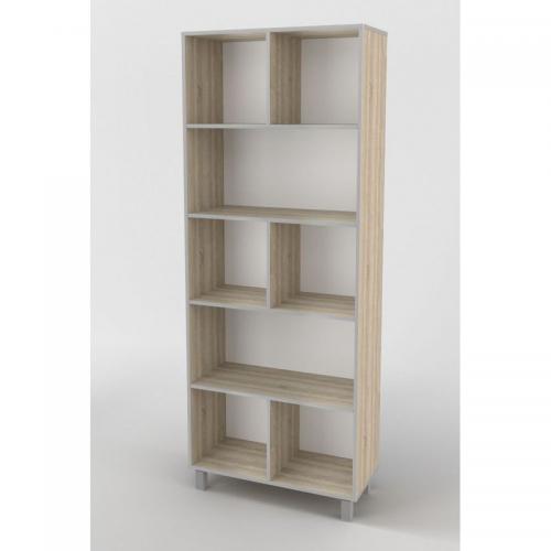 Стелаж Тиса Мебель ШС-801 Дуб сонома 205x35x80 см Стелаж Тиса Мебель ШС-801 Дуб сонома 205x35x80 см
