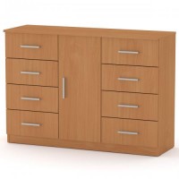 Комод Компаніт 8+1 Бук (120х39х85 см) Комод Компаніт 8+1 Бук (120х39х85 см)