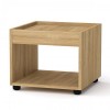 Стіл журнальний МГ-6 тумба-1 Компаніт Дуб сонома (42х42х35 см)