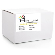 Фотопапір Apache Сатин 270 г/м2 RC 10x15 см Білий 1000 шт (10423)
