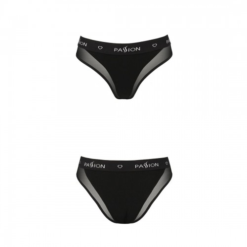 Трусики з прозорою вставкою Passion PS002 PANTIES black, size S в інтернет супермаркеті PbayMarket!