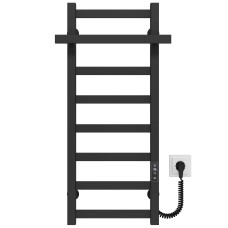 Рушникосушарка електрична Nicolе П8 300х800 Deffi Чорний JD04 (A.NI.80.30.8.E.B.R.2)