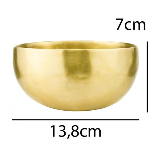 Поющая чаша Тибетская Singing bowl Ручная холодная ковка 13,8/13,8/7 см Бронза матовая (26564) в інтернет супермаркеті PbayMarket!