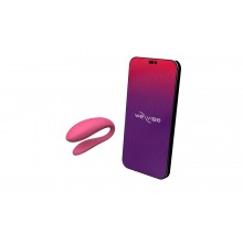 Смарт-вібратор для пар We-Vibe Sync Lite Pink, 10 віброрежимів, можна поєднувати з проникним сексом