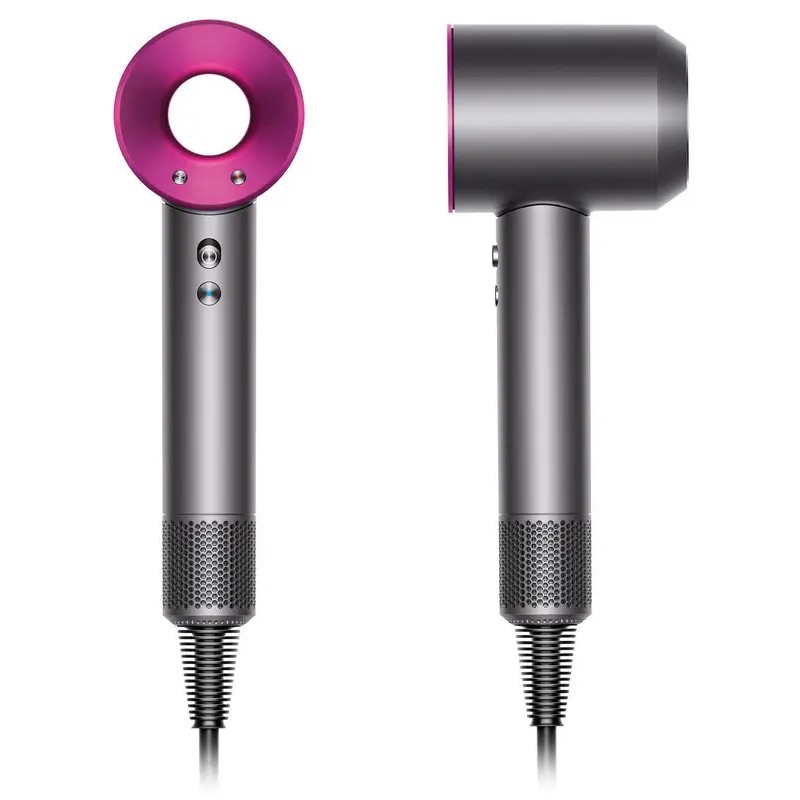 Фен стайлер для волосся Kemei 5 в 1 Supersonic Premium Magic Hair 1600 Вт 5 насадок Рожевий (HD07P)