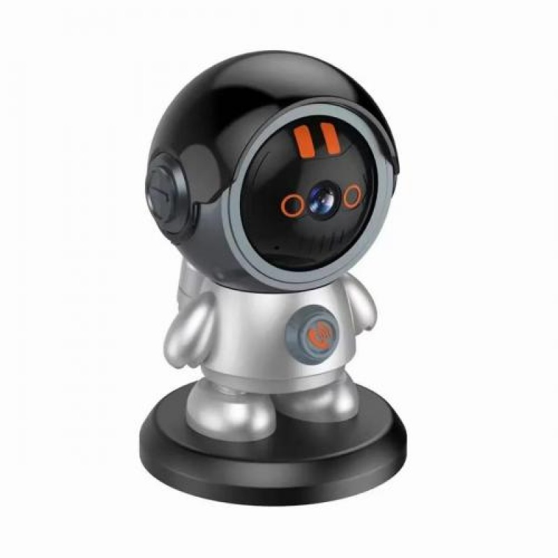IP камера відеоспостереження RIAS Smart Robot (iCam365 APP) Wi-Fi 3MP Black-Grey