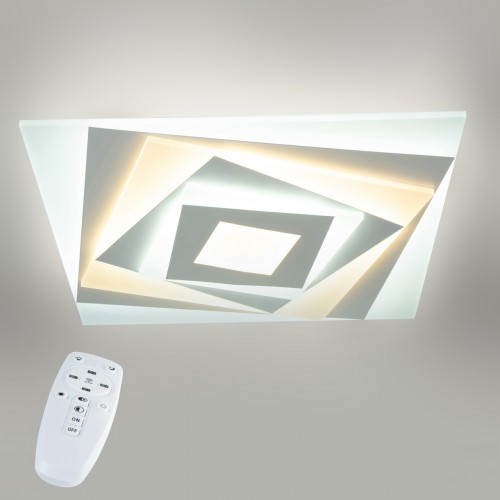 Стельова LED люстра світлодіодний світильник Sunlight білий 19726/500 Стельова LED люстра світлодіодний світильник Sunlight білий 19726/500
