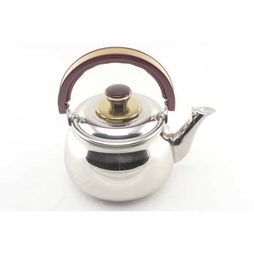 Чайник кухонний зі свистком та заварником A-PLUS WK-9028 1,8 л Steel