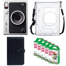 Подарунковий набір камера Fujifilm Instax Mini EVO/Фотопапір 50 шт/Чохол/Фотоальбом 108 фото Чорний 2516978258
