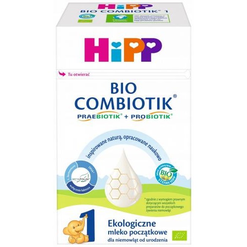 Дитяча суха молочна суміш HiPP Bio Combiotik 1 для немовлят з народження 550 г в інтернет супермаркеті PbayMarket!