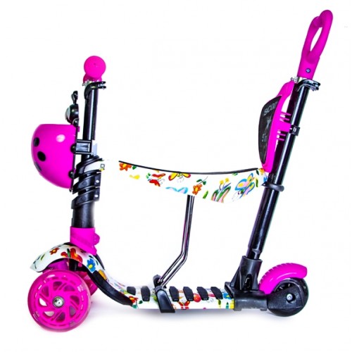 Самокат дитячий Scooter Сонечко 5 in 1 Butterfly Рожевий (959350826) Самокат дитячий Scooter Сонечко 5 in 1 Butterfly Рожевий (959350826)