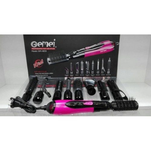 Стайлер Gemei GM 4835 Фен-щітка 10в1 Стайлер Gemei GM 4835 Фен-щітка 10в1