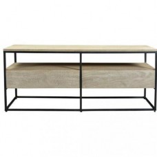 Консоль для дому в стилі Loft NS-373 630x1300x350 мм Черный