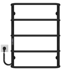 Рушникосушарка електрична Стандарт П5 500х700 Deffi Чорний JD03 (C.SS.70.50.5.E.B.L.1)