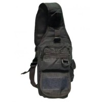 Тактична сумка через плече BTMF Чорна Тактична сумка через плече BTMF Чорна