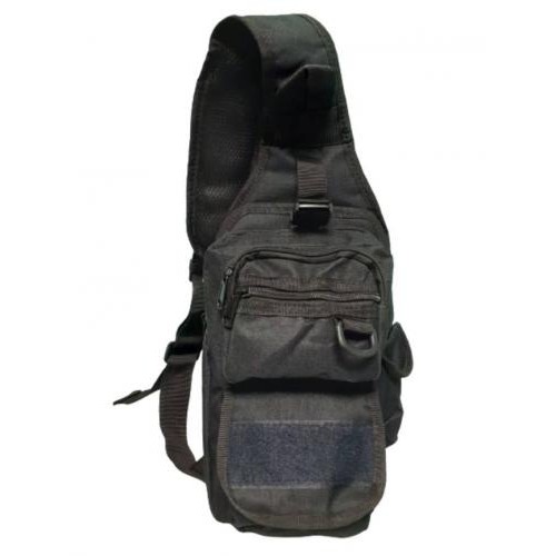 Тактична сумка через плече BTMF Чорна Тактична сумка через плече BTMF Чорна