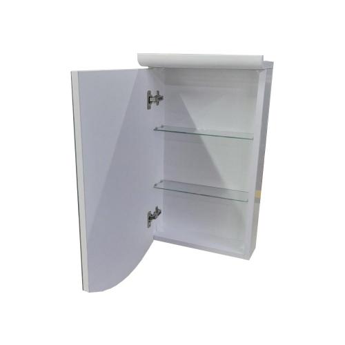 Дзеркальна шафа Mikola-M Plastic 4.1 права 55*70*15 см Білий