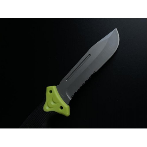 Туристичний ніж для виживання Gorillas BBQ 2-1253 25 см Чорний (KN1060) Туристичний ніж для виживання Gorillas BBQ 2-1253 25 см Чорний (KN1060)