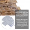 Декоративна панель ПВХ під цеглу 960*480*4мм (D) Sticker Wall SW-00001837 Коричнева