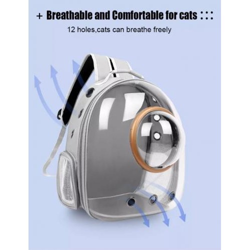 Рюкзак капсула Lollimeow для перенесення кішок та домашніх тварин з вікном огляду Рюкзак капсула Lollimeow для перенесення кішок та домашніх тварин з вікном огляду