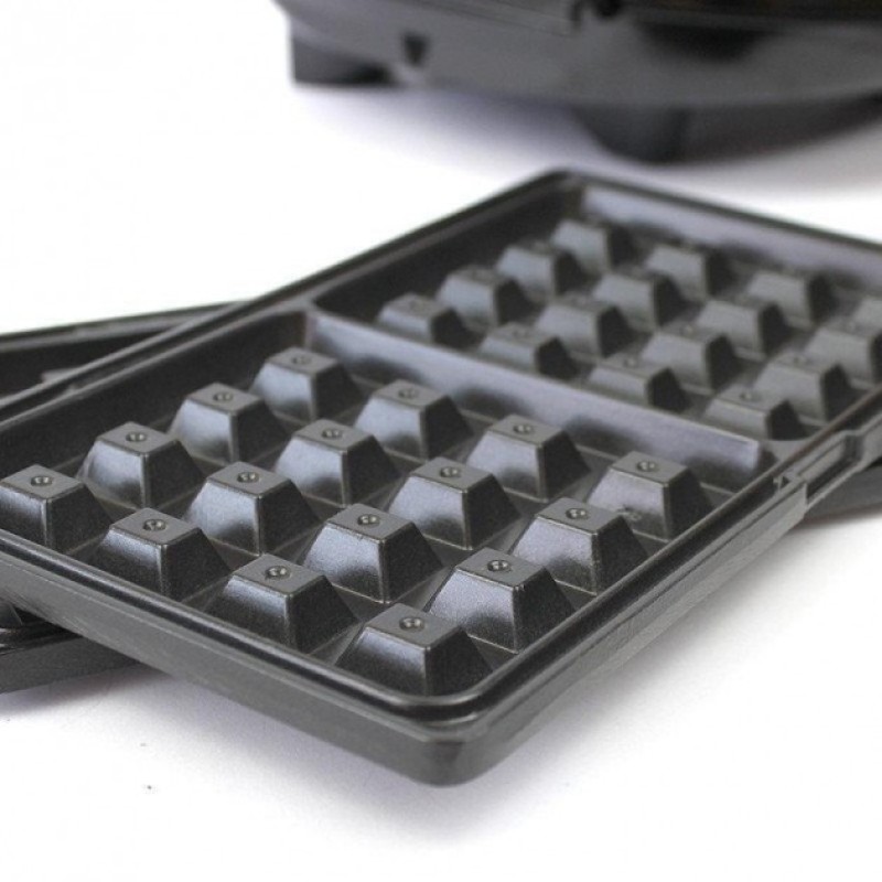 Вафельниця-Бутербродниця зі знімними формами Royals Berg GT-779 1200W Чорний