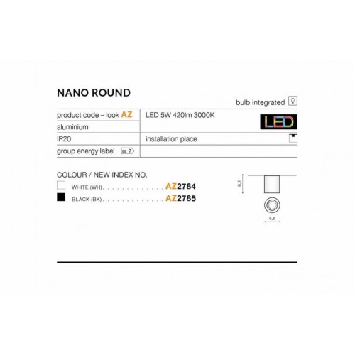 Точковий світильник AZzardo NANO AZ2785