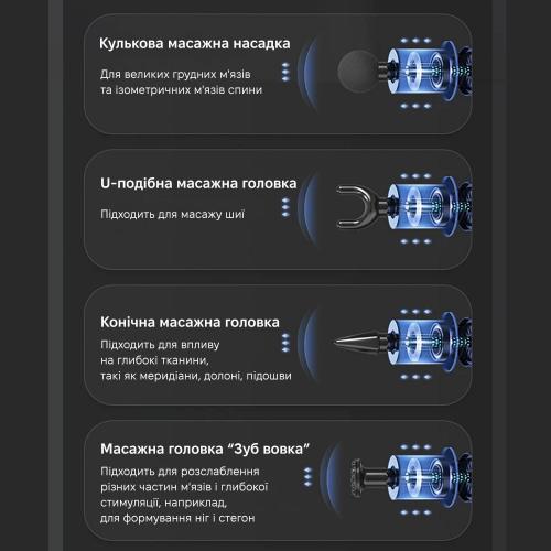 Масажер перкусійний Inspire HB-008 Green Масажер перкусійний Inspire HB-008 Green