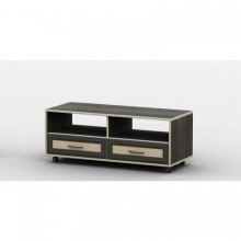 Тумба під телевізор Тиса Мебель ТВ-243 Венге Дуб молочний 44x45x90 см