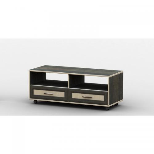 Тумба під телевізор Тиса Мебель ТВ-243 Венге Дуб молочний 44x45x90 см