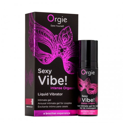 Рідкий вібратор Orgie - Sexy Vibe! Intense Orgasm (15 мл) Рідкий вібратор Orgie - Sexy Vibe! Intense Orgasm (15 мл)