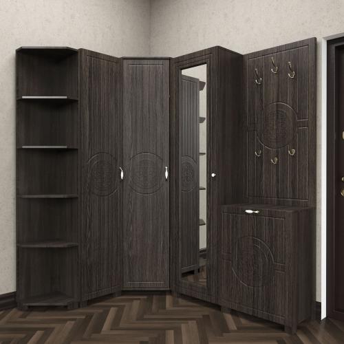 Шафа комбінована Art In Head Bourbon 1100x2000x366 Дуб тютюн (104170106) Шафа комбінована Art In Head Bourbon 1100x2000x366 Дуб тютюн (104170106)