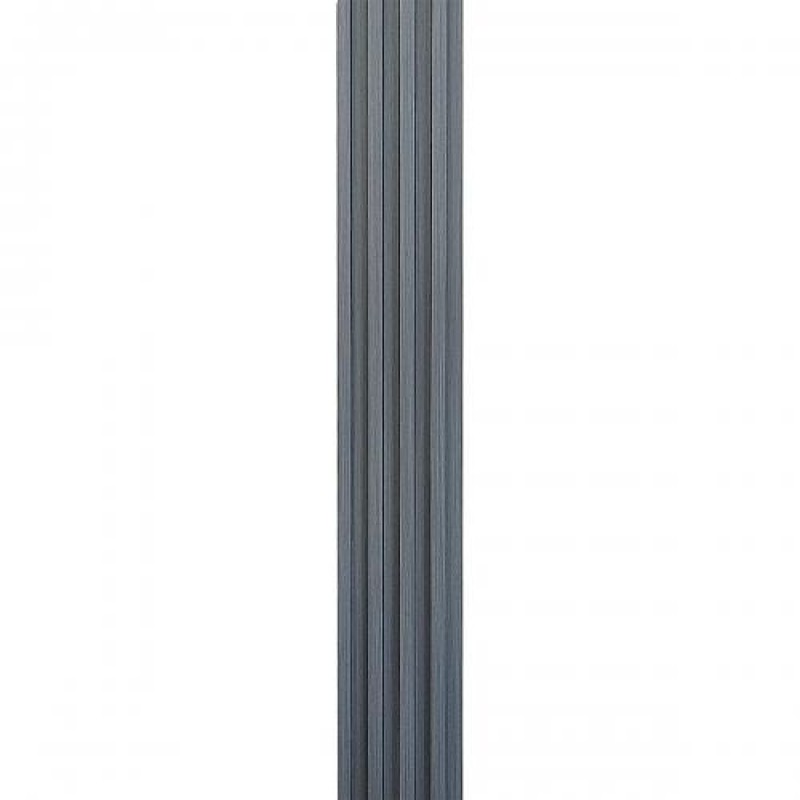 Декоративна стінова рейка Sticker Wall 160*23*3000мм (D) SW-00001529 Темно-сіра