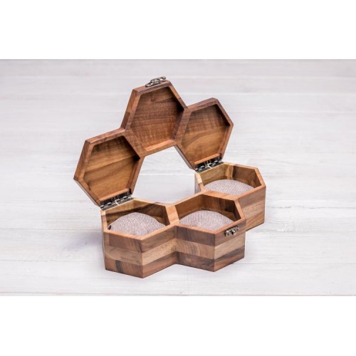 Дерев'яний органайзер для наручних годинників ecoWalnut 7.3х27.1х14.1 см Дерев'яний органайзер для наручних годинників ecoWalnut 7.3х27.1х14.1 см