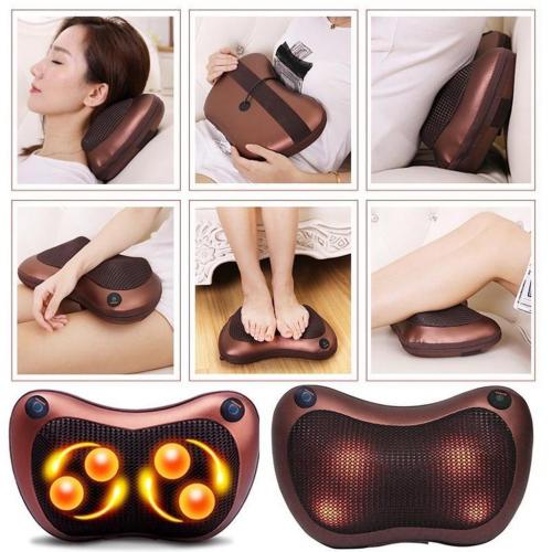 Масажна подушка в автомобіль MASSAGE pillow для спини та шиї з інфрачервоним підігрівом MS (1756374572) Масажна подушка в автомобіль MASSAGE pillow для спини та шиї з інфрачервоним підігрівом MS (1756374572)
