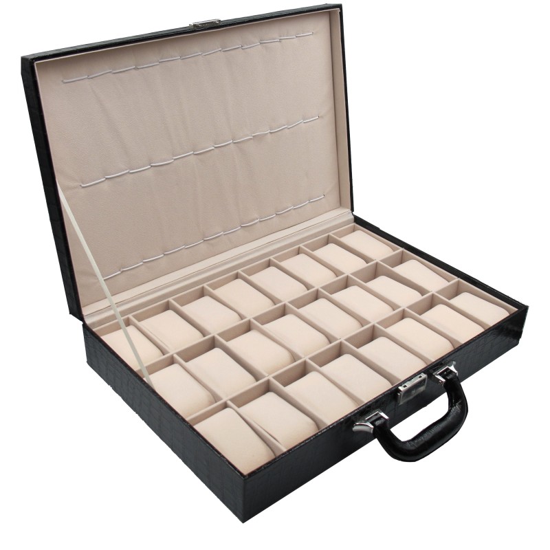 Шкатулка для зберігання годинників Craft 36CASE.PU Чорний