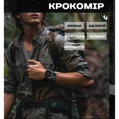 Наручний годинник чоловічий з компасом North Edge Nexus Чорний (3222) Наручний годинник чоловічий з компасом North Edge Nexus Чорний (3222)
