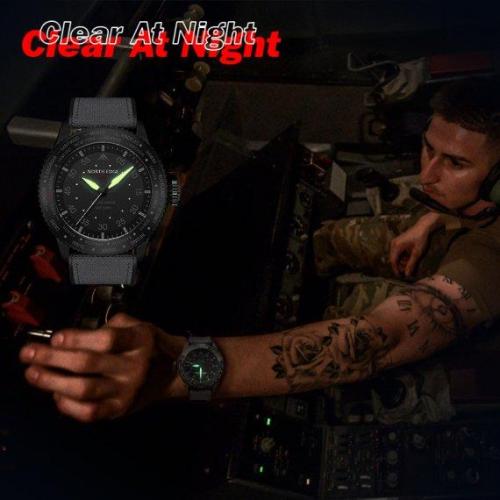 Годинник чоловічий водостійкий тактичний North Edge Mach New Чорний (2499642972) Годинник чоловічий водостійкий тактичний North Edge Mach New Чорний (2499642972)